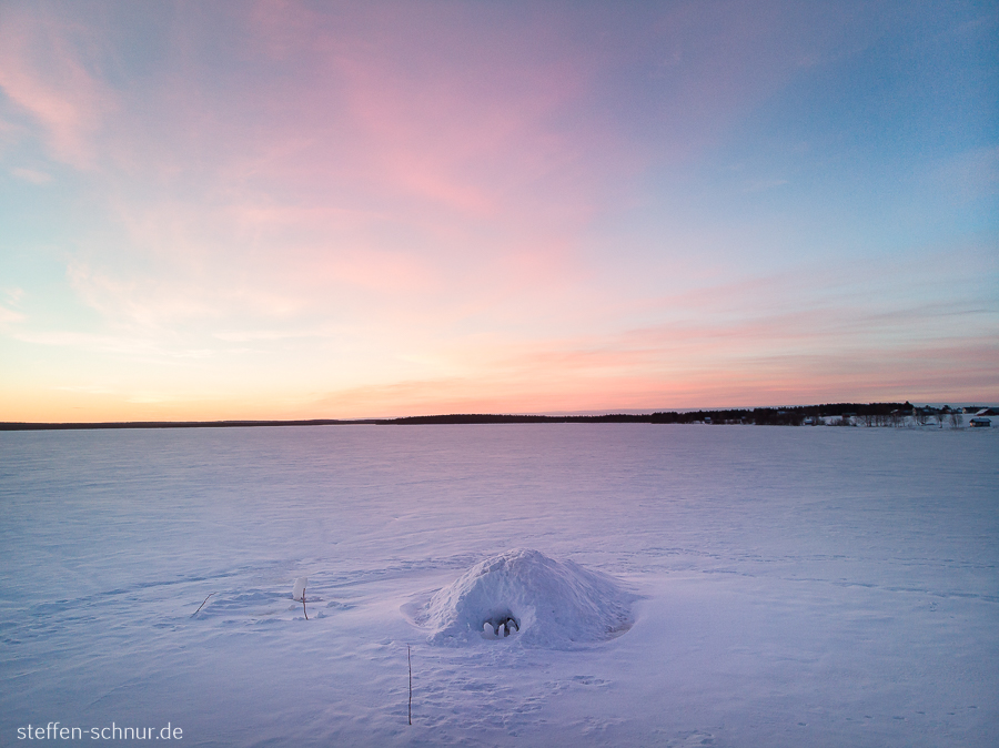 Iglu Lappland Finnland Winter