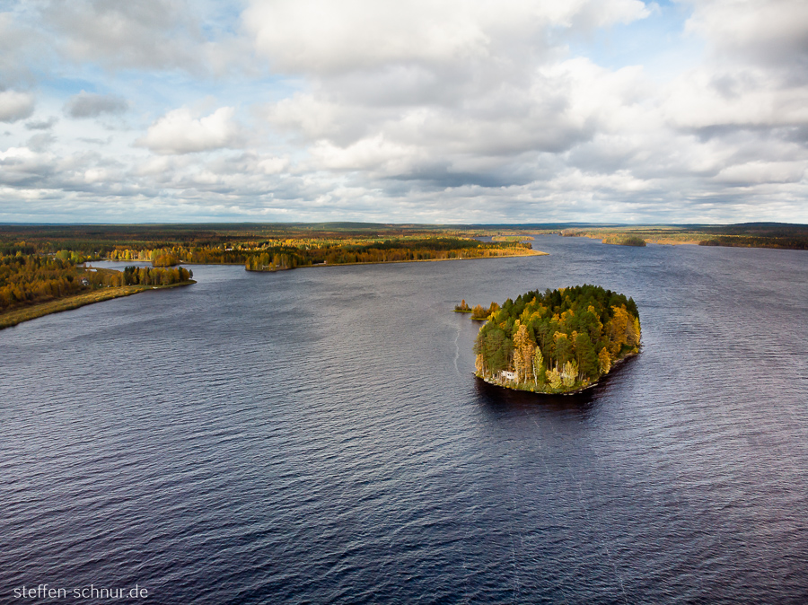 Finnland Insel See