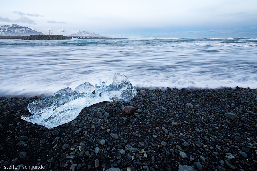Eis Island Küste Meer Steine