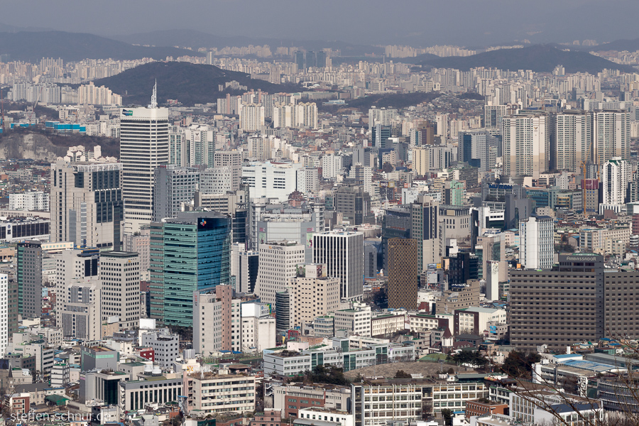 Skyline Seoul Südkorea Großstadt