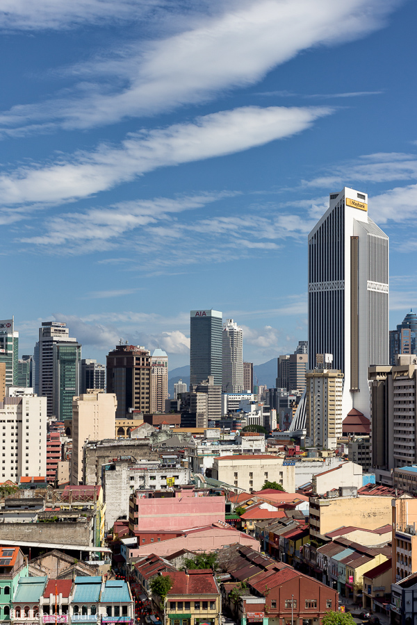 Maybank
 city skyline
 Chinatown
 Kuala Lumpur
 Malaysia
