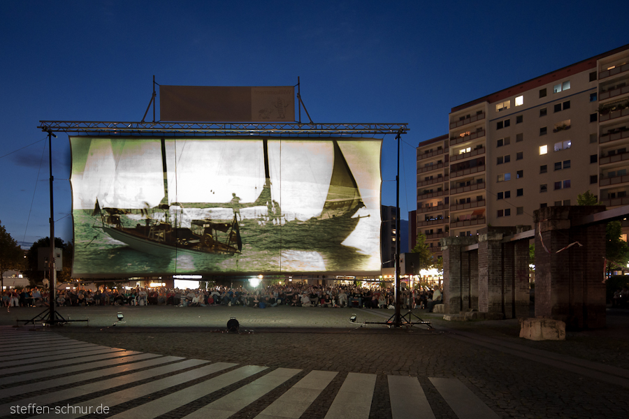 Freiluftkino Cecilienplatz Kaulsdorf Berlin Deutschland Kino