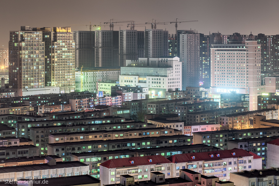 Skyline Panoramasicht Übersicht Shenyang China Baugebiet Dächer