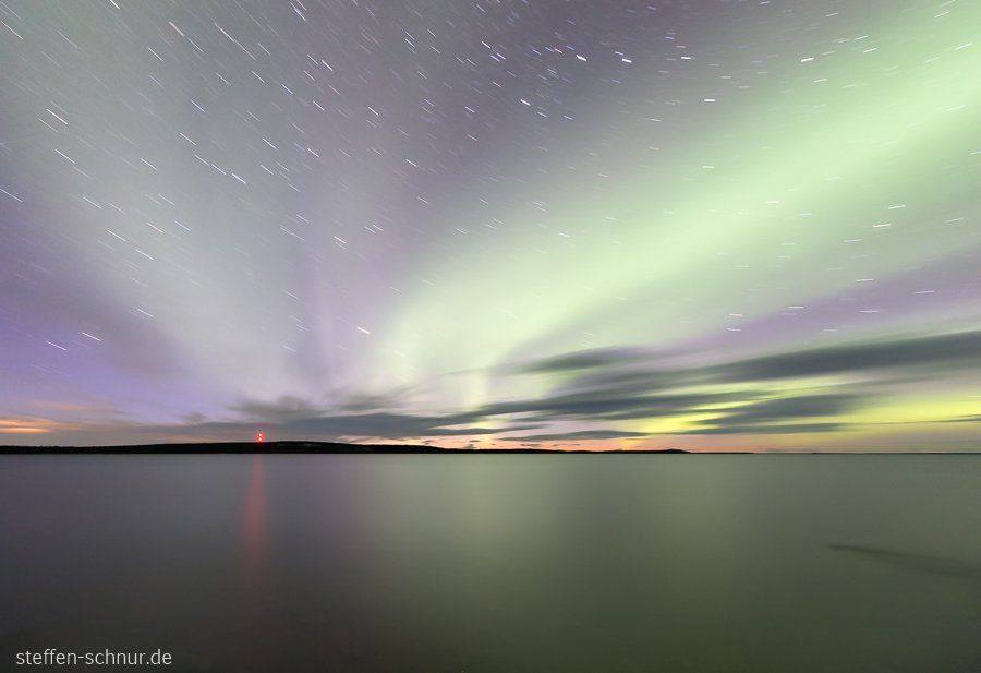 Nordlichter Lappland Finnland Nacht