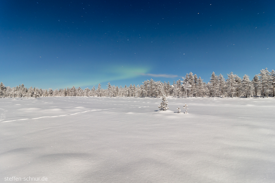 Lappland Finnland Nordlicht
