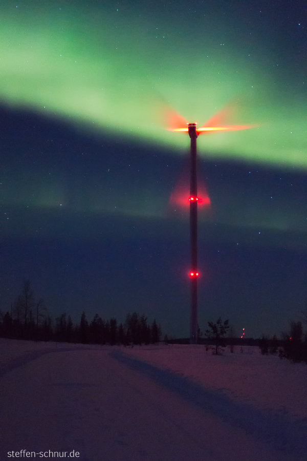 Lappland Finnland Nordlicht