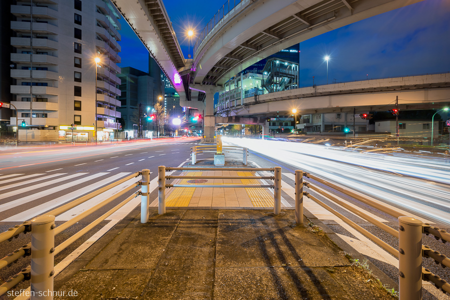 Tokio Japan Brücke Kreuzung Strasse