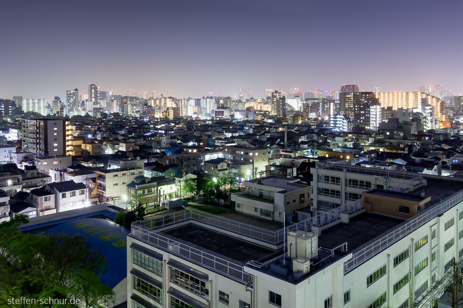 Übersicht Tokio Japan Großstadt