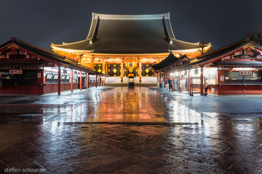 Tokio Japan Regen Tempel
