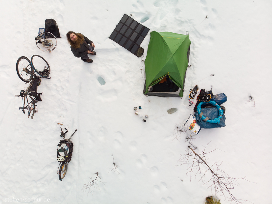 Lappland Finnland Zelt camping