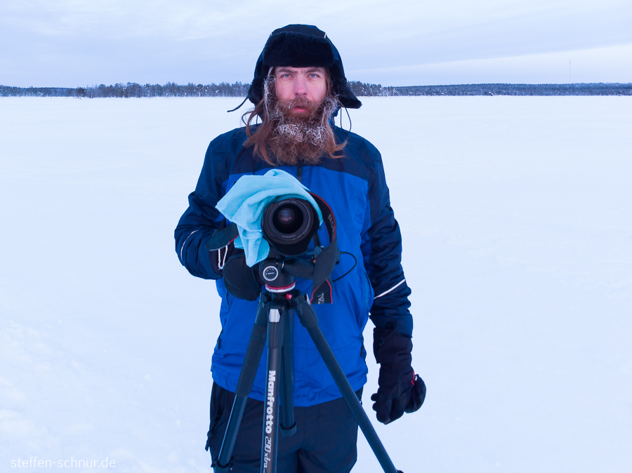 Schnee Lappland Finnland Kamera Winter