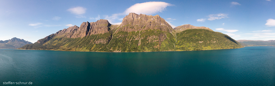 Berg Fjord Norwegen Panorama