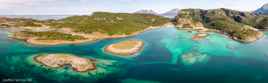 Nordland Inseln Norwegen Panorama