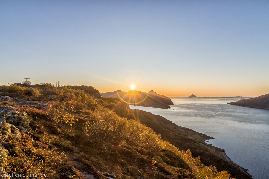 Sonnenuntergang Nordland Norwegen Sonne