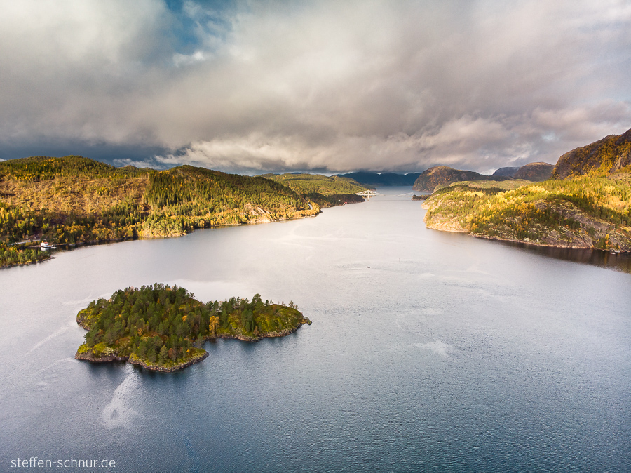 Trøndelag Fjord Insel Norwegen