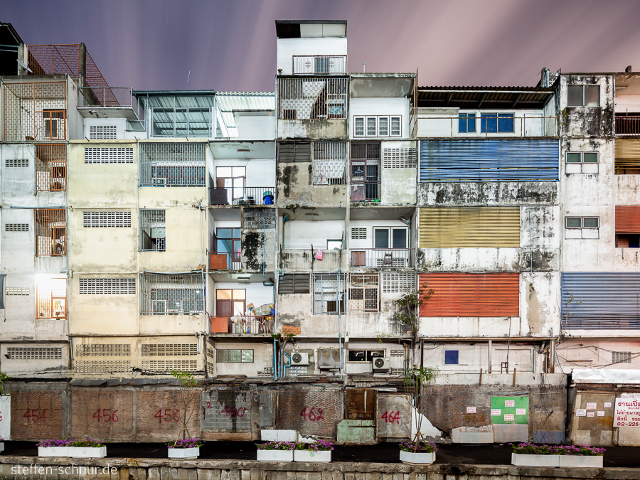Bangkok Thailand Abriss Armut Haus Wohnhaus