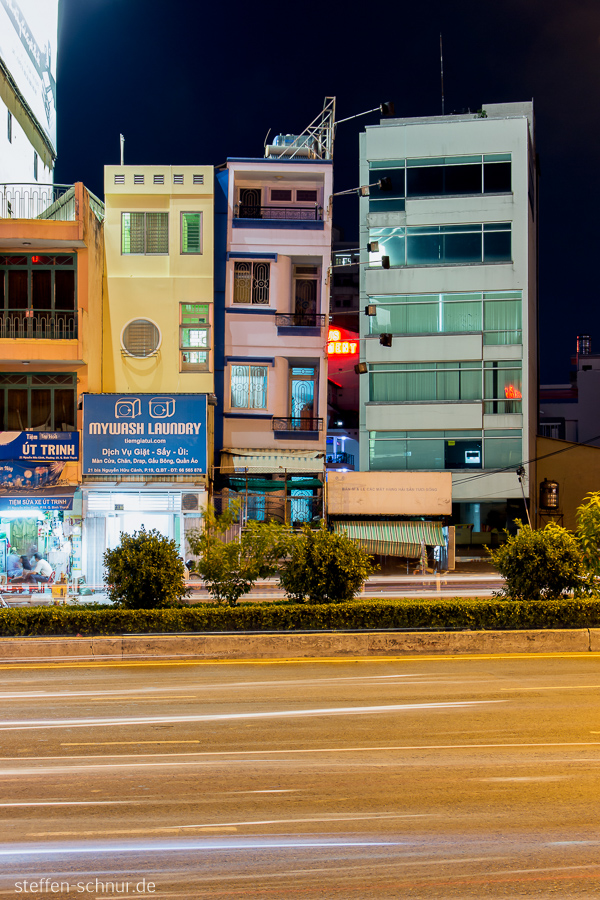schief Ho-Chi-Minh-Stadt Vietnam Wohnhaus